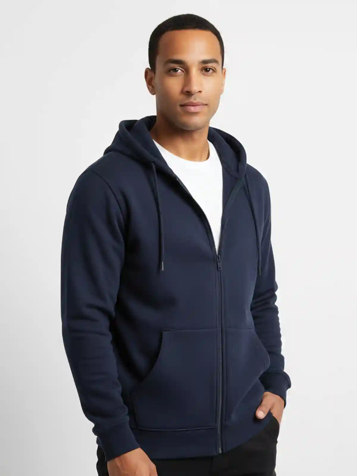 Zip-Up — Model Front